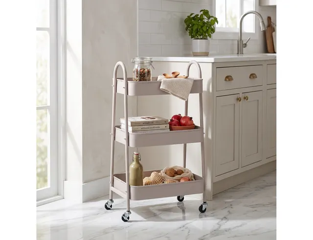 ΤΡΌΛΕΪ ΚΟΥΖΊΝΑΣ KITCHENTROLLEY 3 LAYERS SAND