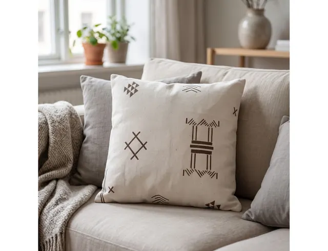 Μαξιλάρι διακοσμητικό H&s Collection - 56x56cm - Off White