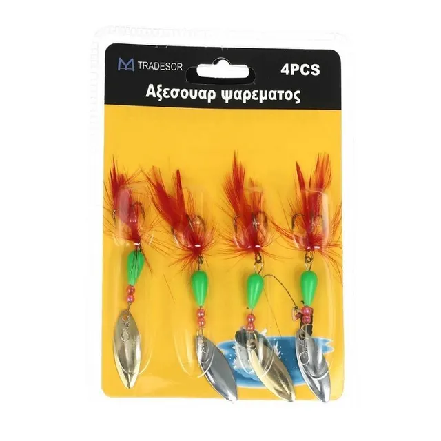 Τεχνητό δόλωμα με σαλαγκιές - 4pcs - 830619