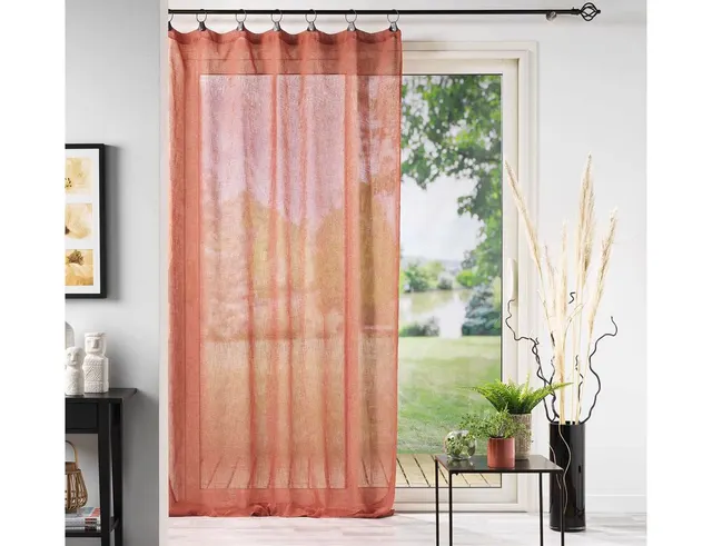 Κουρτίνα Linka Douceur d'intérieur - 140x240cm - Πορτοκαλί