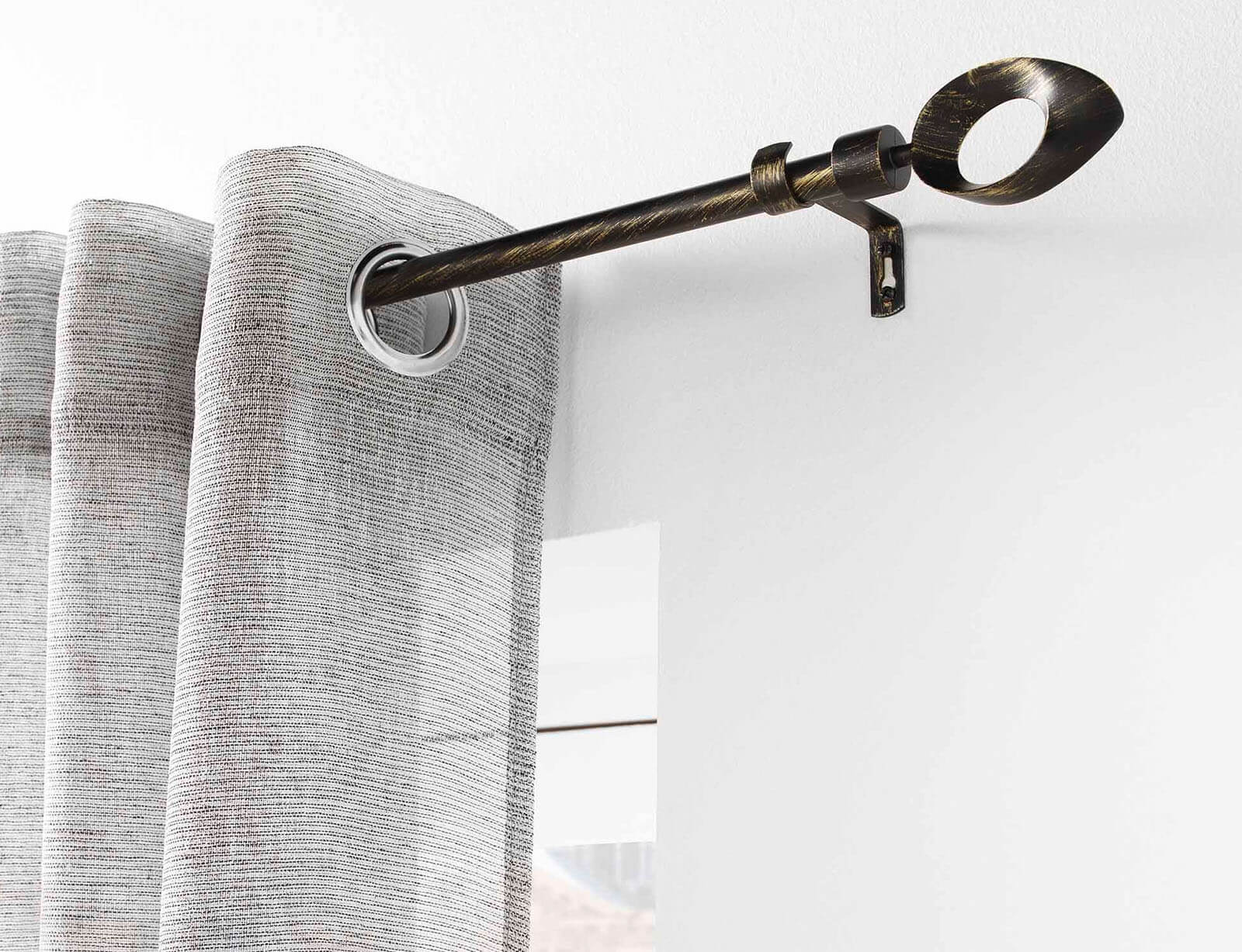Κουρτινόξυλο Ovalon Douceur d'intérieur - Φ19mm - 120 - 210cm