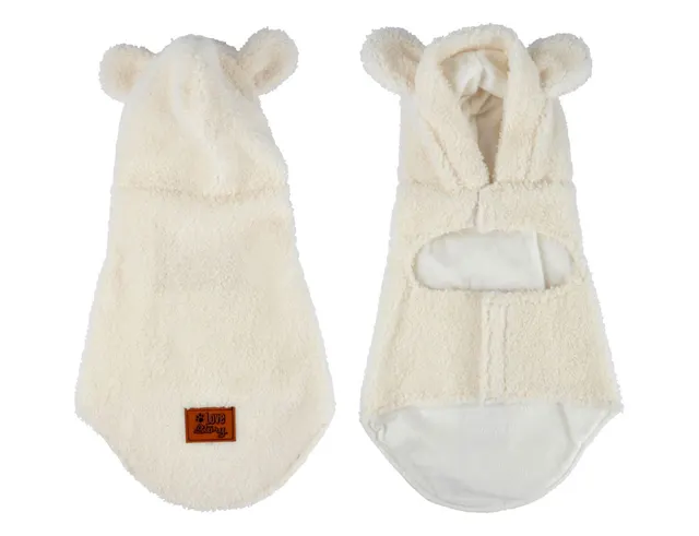 ΓΙΑ ΤΟΥΣ ΤΕΤΡΆΠΟΔΟΥΣ ΜΑΣ ΦΊΛΟΥΣ CURLY FLEECE CUDDLY JACKET M/35CM ECRU WOOLY