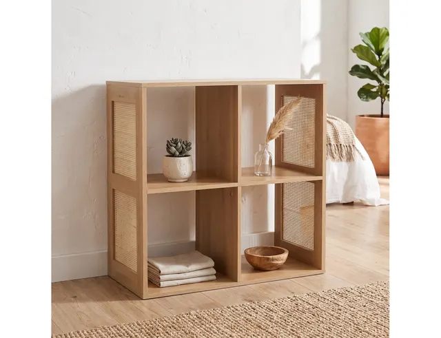 ΡΑΦΙΈΡΕΣ & ΑΠΟΘΗΚΕΥΤΙΚΆ ΚΟΥΤΙΆ MODULAR STORAGE UNIT 4 COMPARTMENTS BALI