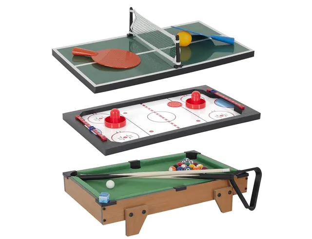 ΜΠΙΛΙΆΡΔΑ, ΠΟΔΟΣΦΑΙΡΆΚΙΑ & MORE... 3IN1 GAME TABLE M4 MG3487