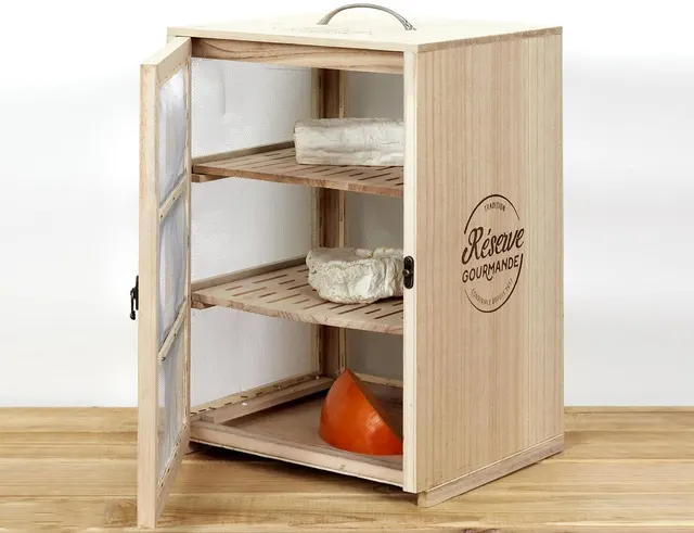 Ξύλινο κουτί για αποθήκευση τυριών Cook Concept - 28x24x39 cm