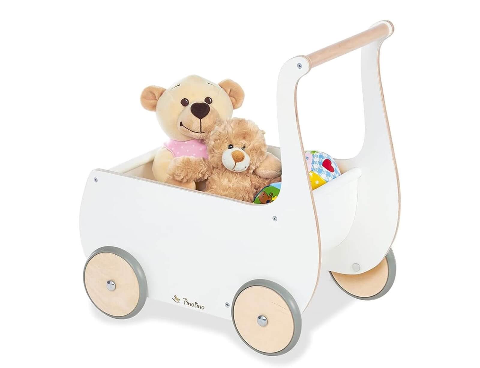 Καρότσι για κούκλες Mette Pinolino - Λευκό