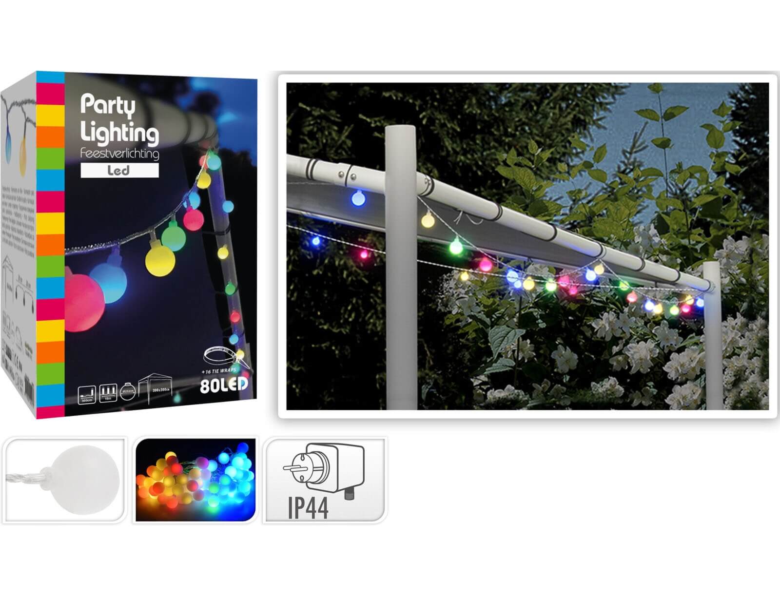 ΦΩΤΑ ΓΙΟΡΤΗΣ ΣΕ ΣΕΙΡΑ ΓΙΑ ΣΚΗΝΗ 80LED AX8779200