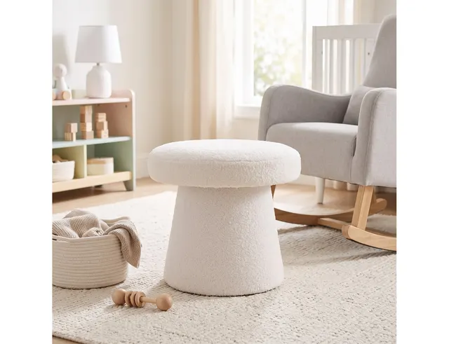 ΣΚΑΜΠΌ & ΠΟΥΦ FOOTSTOOL MUSHROOM 43CM WHITE AAK400100