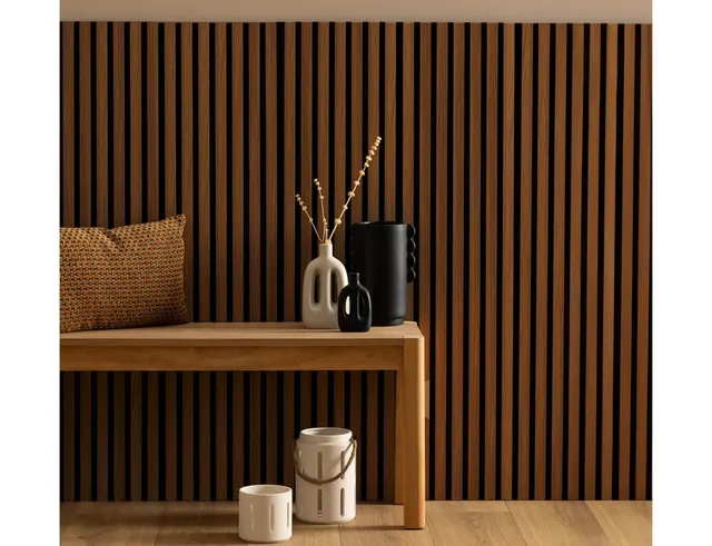 3D Πάνελ τοίχου Colva Atmosphera - 120x60cm - Dark Wood