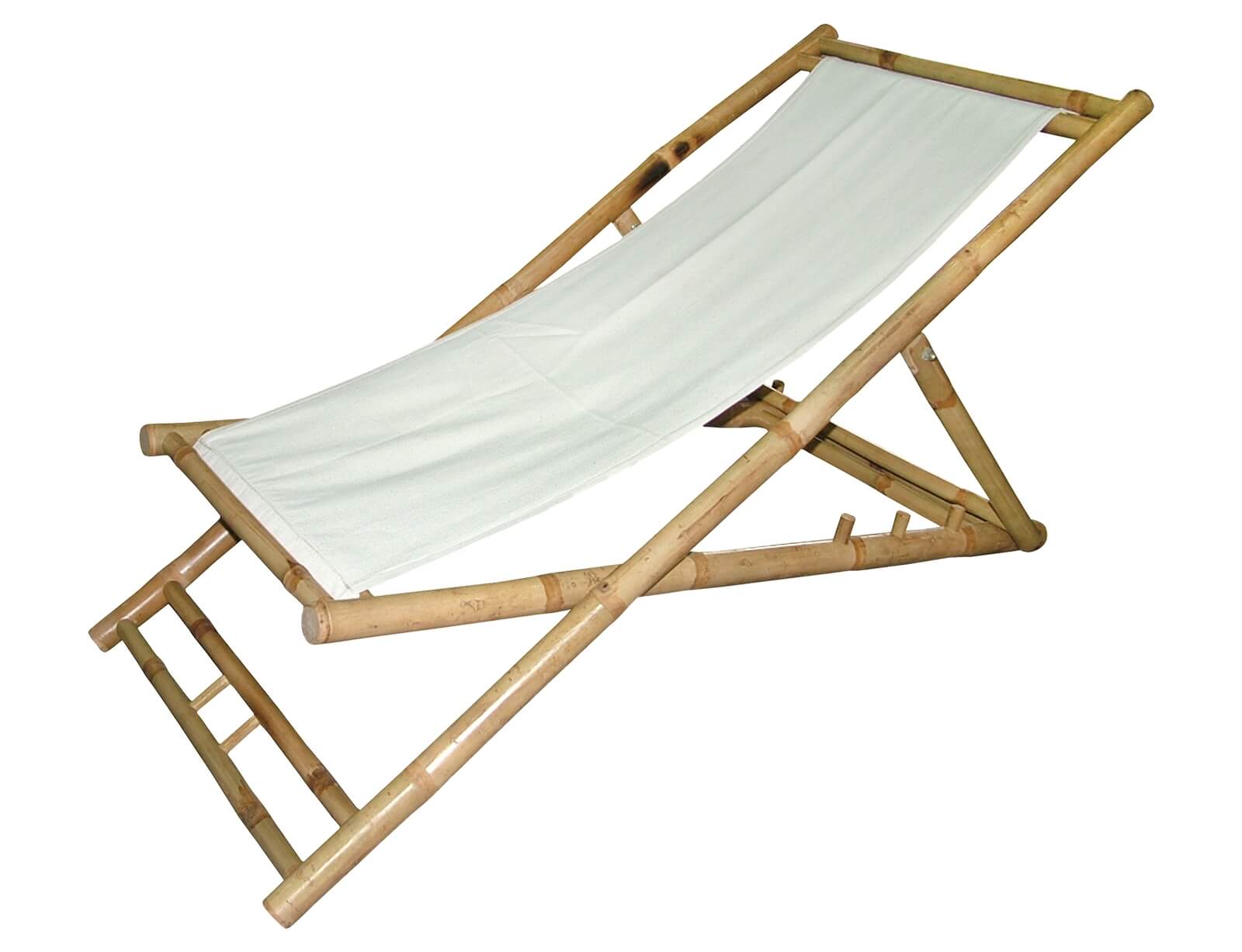 Καρέκλα κήπου Lesli Living - Bamboo - Λευκό