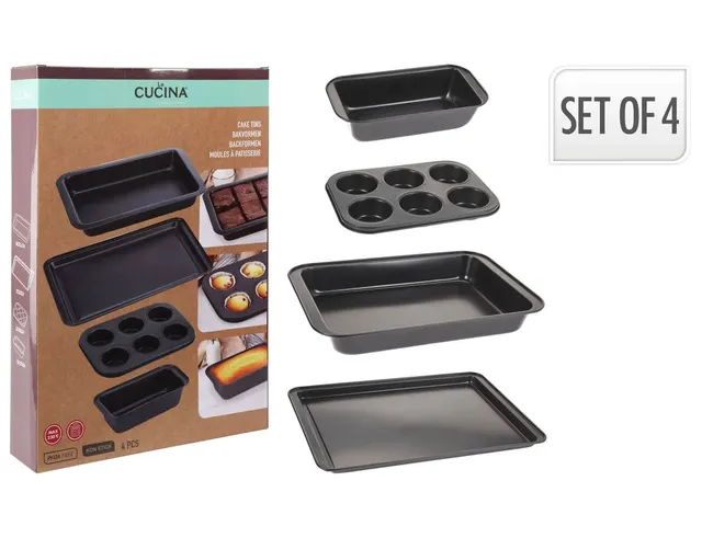 ΦΌΡΜΑ ΓΙΑ ΚΕΙΚ BAKING SET 4PCS METAL 170491980