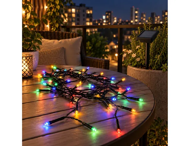 ΣΥΡΜΆΤΙΝΑ & PVC ΛΑΜΠΆΚΙΑ LED SOLAR LED LIGHT CHAIN 50PCS CZ6500750