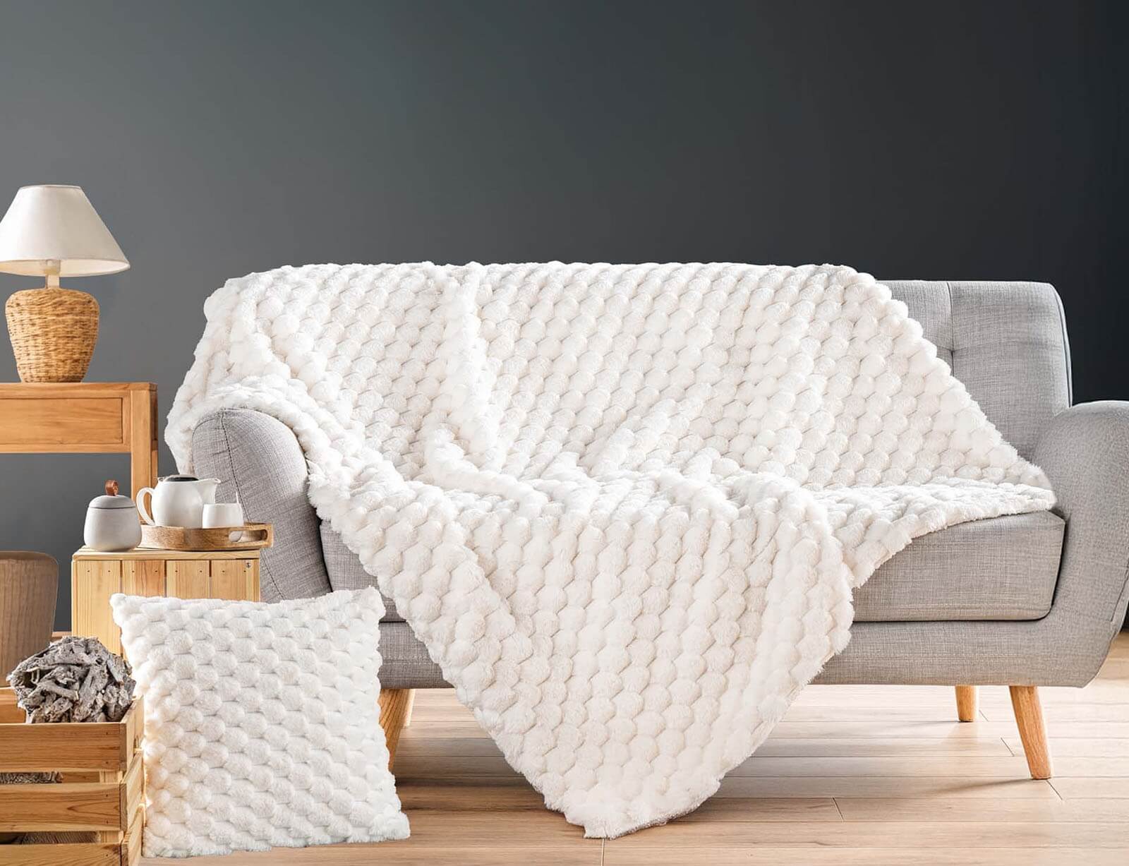 Κουβέρτα Frosty Douceur d'intérieur - 220x240cm