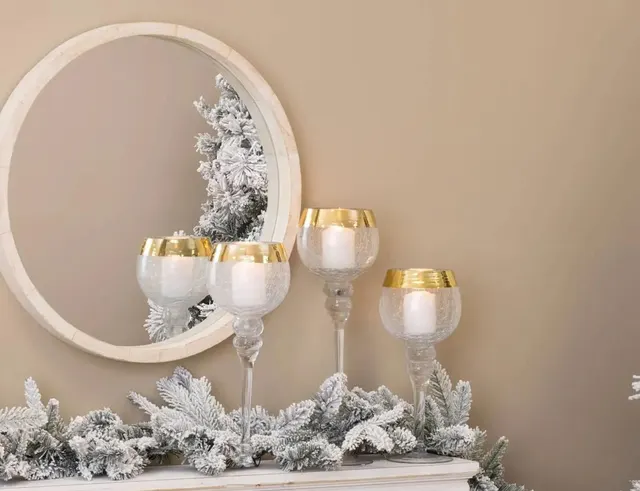 Κηροπήγια Fééric Lights & Christmas - 3 τεμάχια