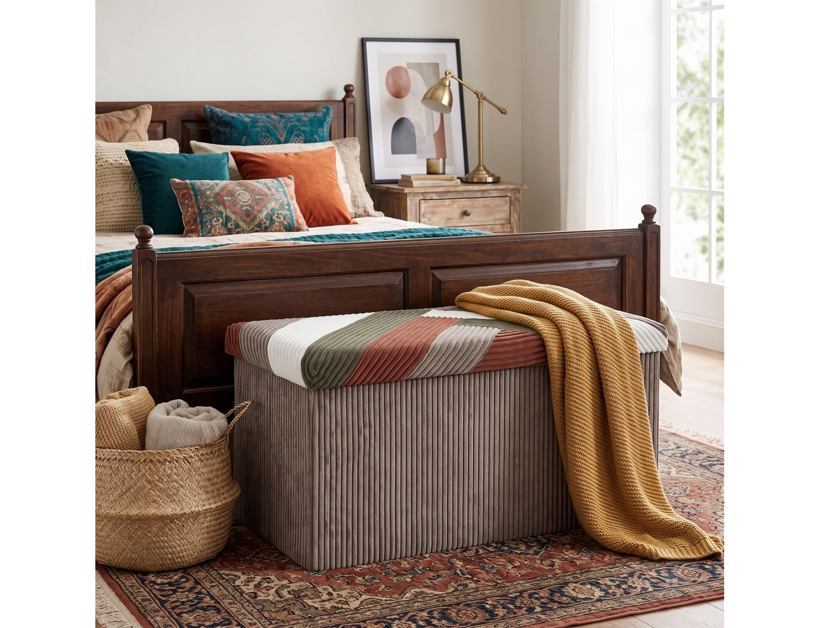 ΣΚΑΜΠΌ & ΠΟΥΦ PATCHWORK FOLDING BENCH BOX SCOTT HD0551