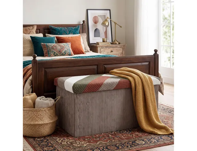 ΣΚΑΜΠΌ & ΠΟΥΦ PATCHWORK FOLDING BENCH BOX SCOTT HD0551