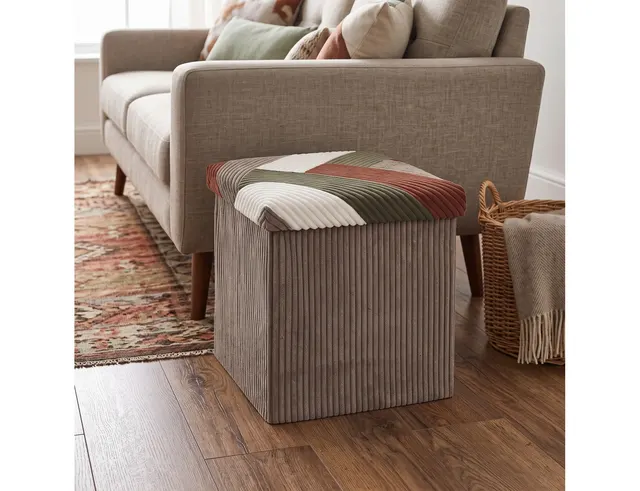 ΣΚΑΜΠΌ & ΠΟΥΦ PATCHWORK FOLDING POUFFE BOX COTELE SCOTT HD0550