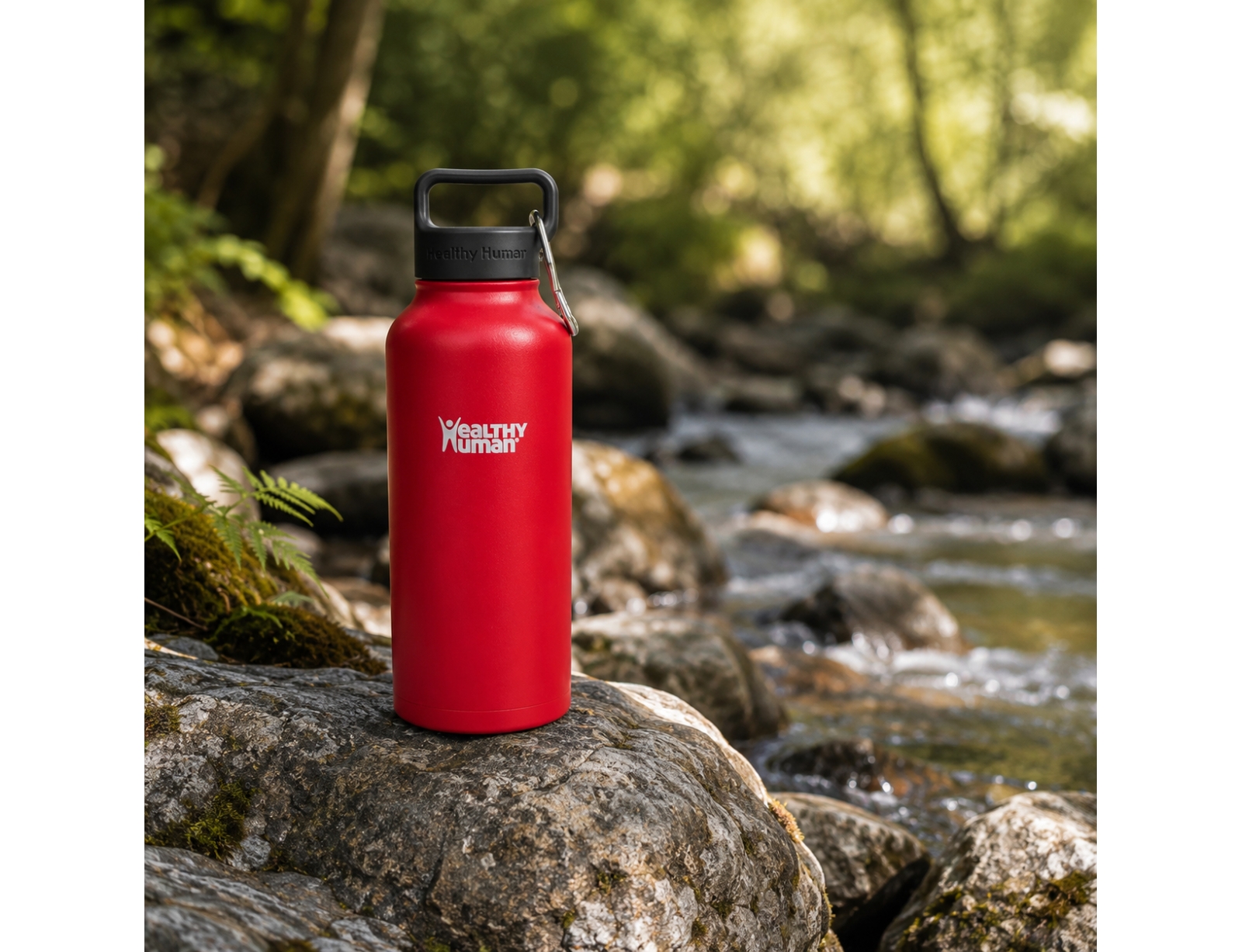 Μπουκάλι Θερμός Healthy Human - 950ml - Κόκκινο