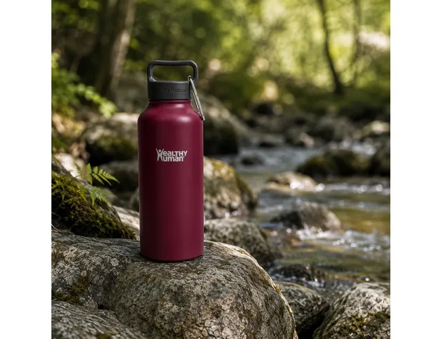 Μπουκάλι Θερμός Healthy Human - 950ml - Merlot