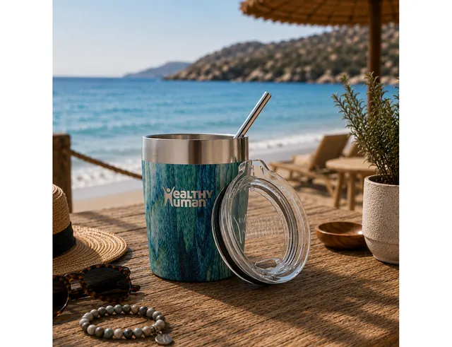 Ποτήρι Θερμός Healthy Human - 354ml - Μπλε