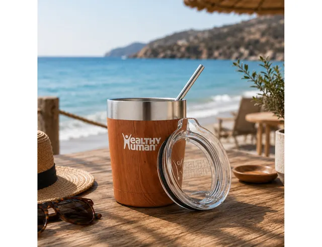 Ποτήρι Θερμός Healthy Human - 354ml - Καφέ