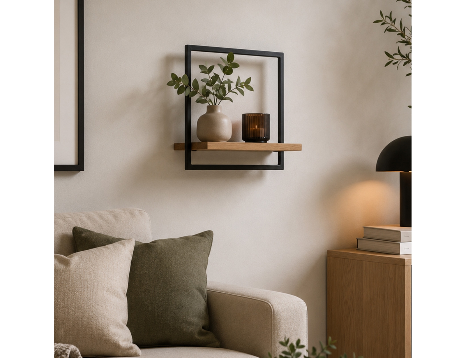 ΡΑΦΙΈΡΕΣ/ΡΆΦΙΑ ΤΟΊΧΟΥ INDUSTRIAL WALL SHELF SHELFIE B 35 X 35 CM