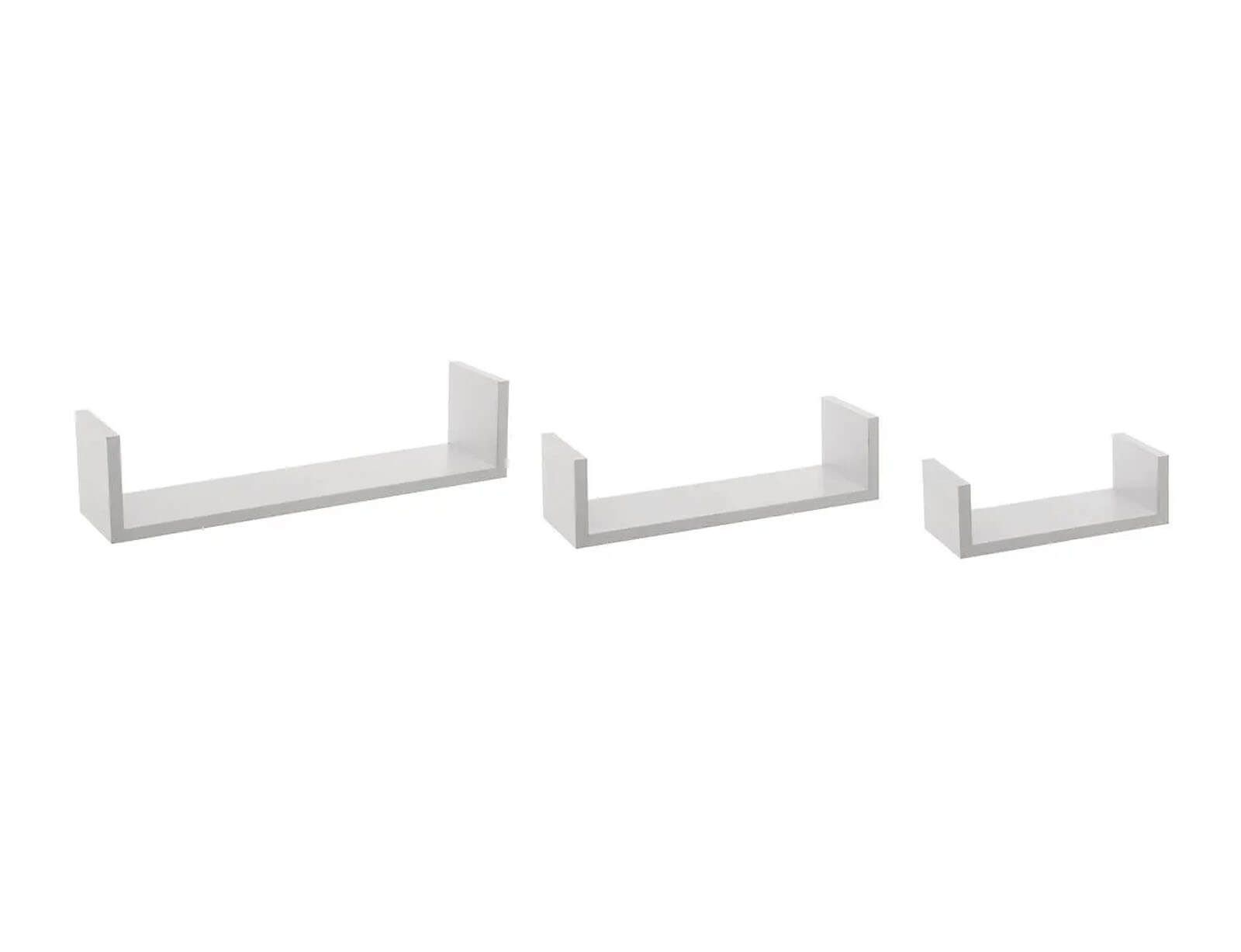 ΡΑΦΙΈΡΕΣ/ΡΆΦΙΑ ΤΟΊΧΟΥ WALL SHELF EDGE WHITE X3 MARQUE : FIVE