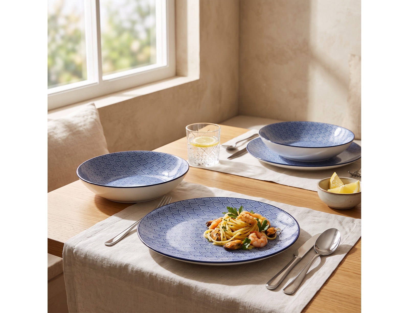 ΠΙΆΤΑ - ΣΕΤ ΔΕΊΠΝΟΥ/ΚΑΦΈ DINNER SET PORCELAIN 18PCS