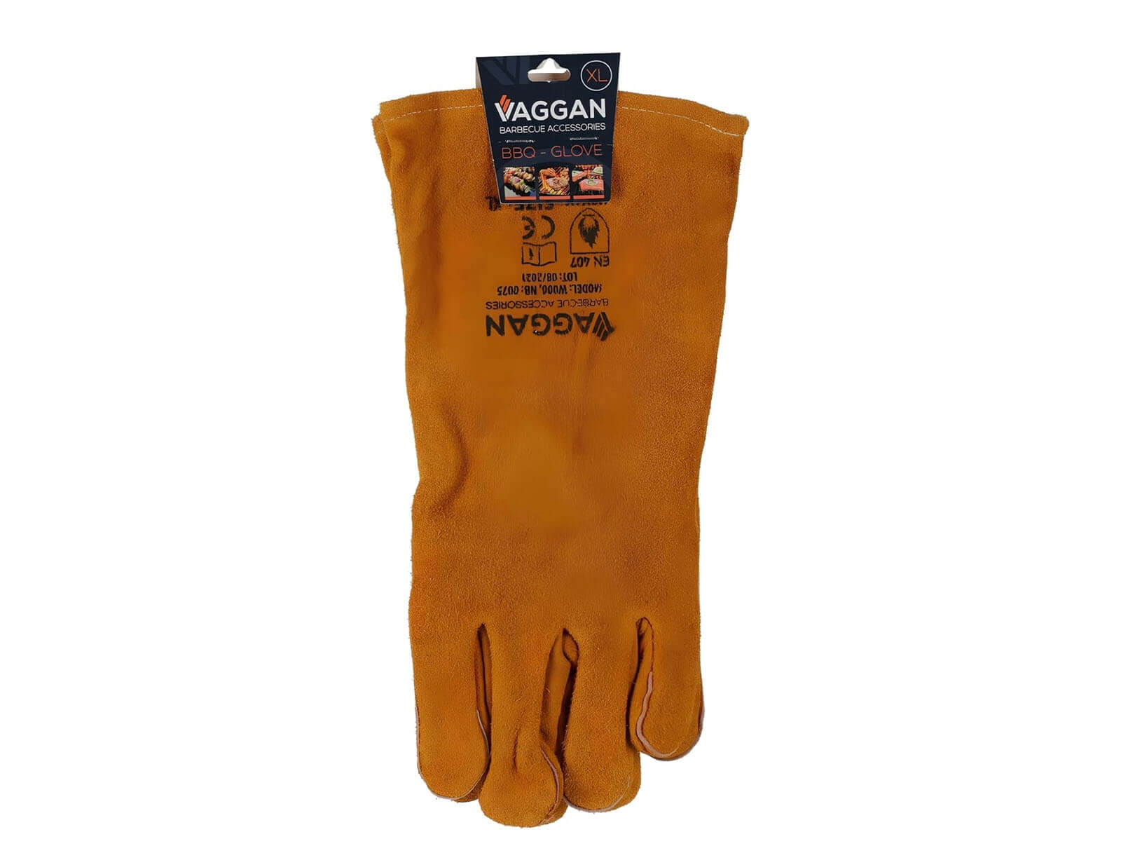 ΕΡΓΑΛΕΊΑ & ΑΠΑΡΑΊΤΗΤΑ BBQ BBQ GLOVES LEATHER BROWN 35CM