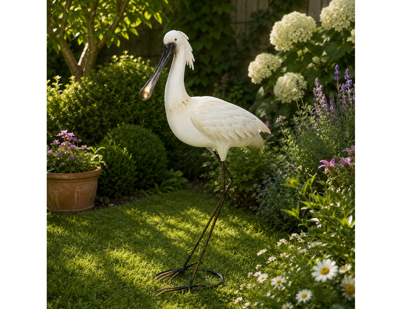 ΔΙΑΚΟΣΜΗΤΙΚΆ ΚΉΠΟΥ & ΒΕΡΆΝΤΑΣ GARDEN DECO SPOONBILL 74CM