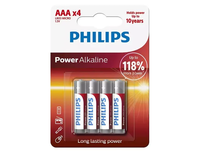 Μπαταρίες Philips AAA - 4τμχ