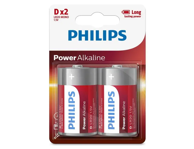 Μπαταρίες Philips D - 2τμχ