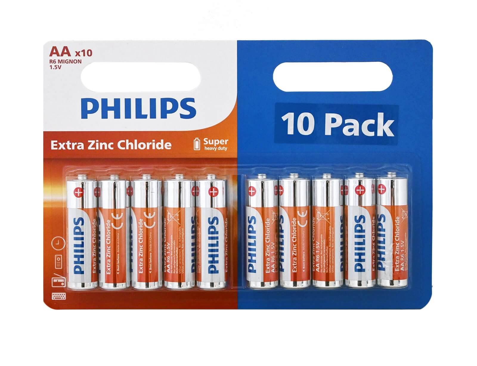 Μπαταρίες Philips AA - 10τμχ