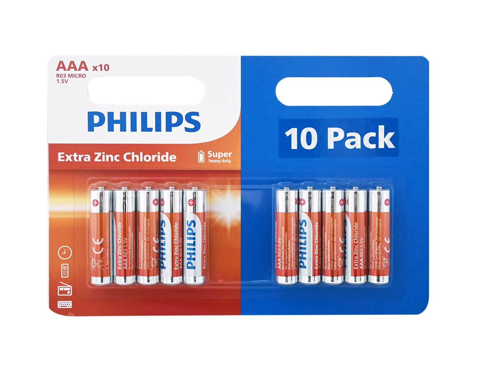 Μπαταρίες Philips AAA - 10τμχ