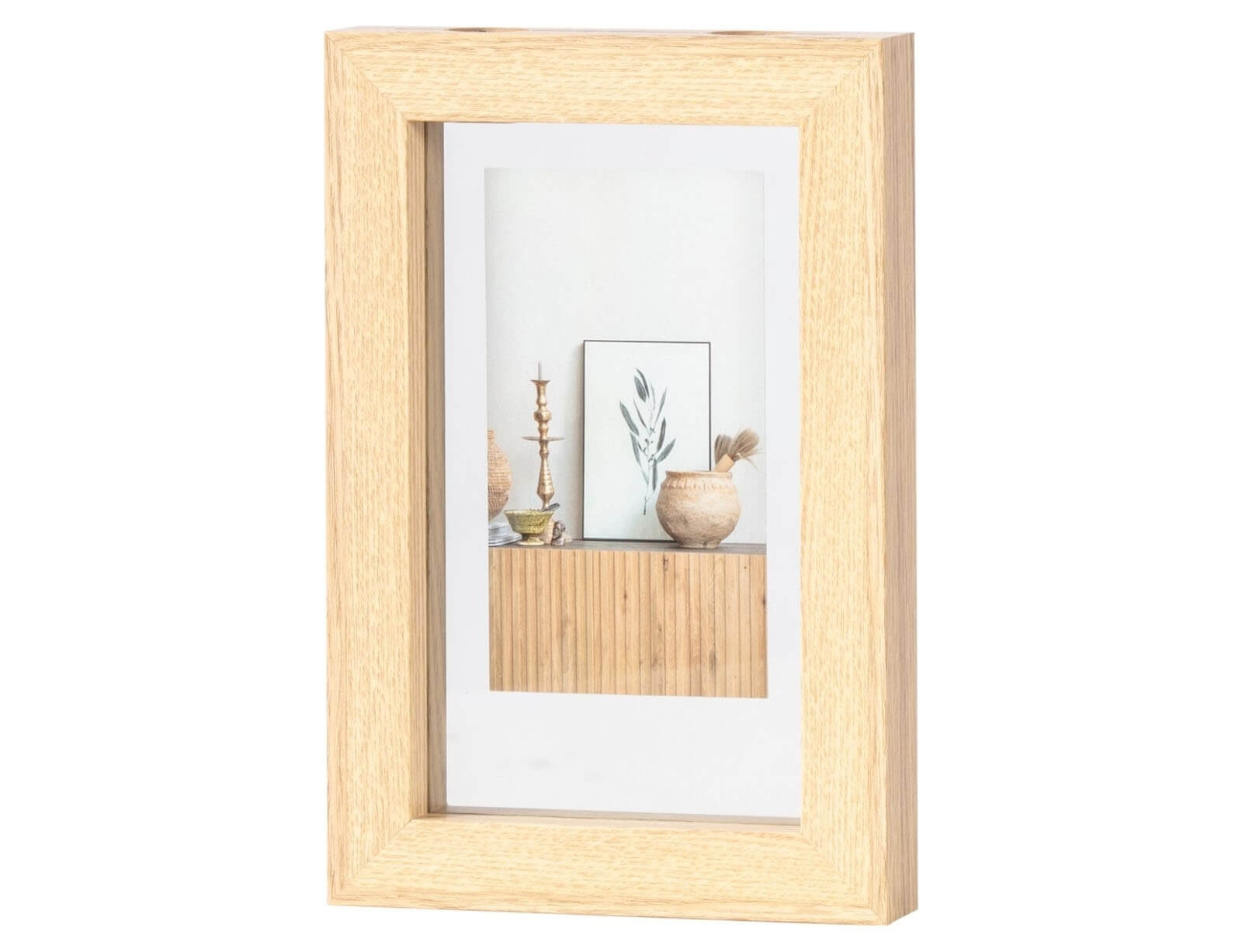 ΚΟΡΝΊΖΕΣ WOOOD PHOTO FRAME NATURAL 14 X 24 CM