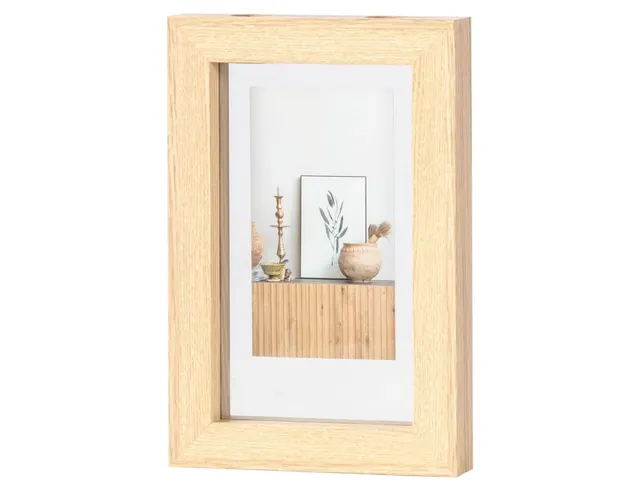 ΚΟΡΝΊΖΕΣ WOOOD PHOTO FRAME NATURAL 14 X 24 CM
