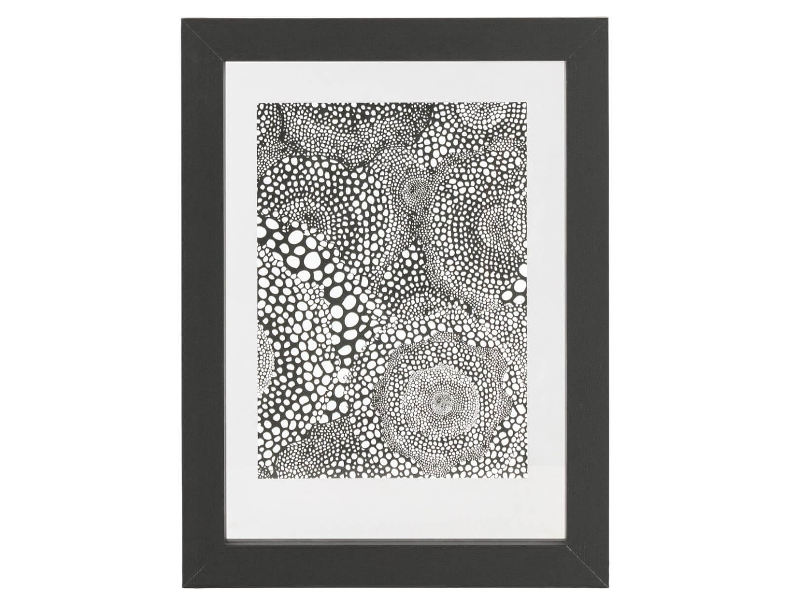 ΚΟΡΝΊΖΕΣ WOOOD PHOTO FRAME BLAKE WOOD BLACK 26 X 37 CM