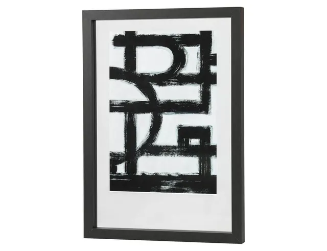 ΚΟΡΝΊΖΕΣ WOOOD PHOTO FRAME BLAKE BLACK 44 X 64 CM