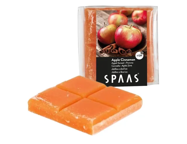 WAX ΚΕΡΙΆ & WAX ΜELT ΒURNERS SPAAS WAX MELTS APPLE CINNAMON 6.5 CM