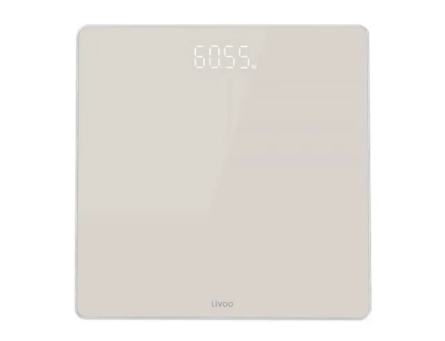 ΖΥΓΑΡΙΈΣ ΜΠΆΝΙΟΥ LIVOO ELECTRONICS SCALE LED DISPLAY CREAM