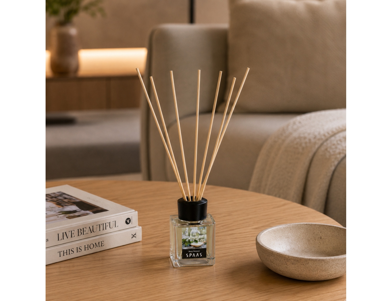 ΑΡΩΜΑΤΙΚΆ XΏΡΟΥ ΜΕ STICKS SPAAS REED DIFFUSER MINTY HAMMAM 50 ML