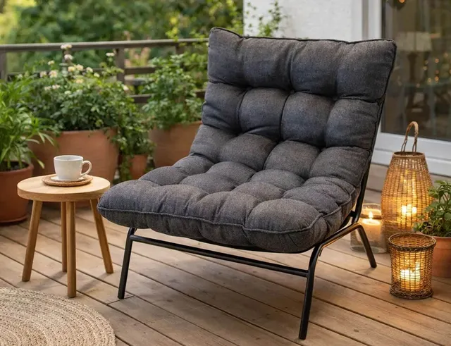 ΚΑΡΈΚΛΕΣ & ΠΟΛΥΘΡΌΝΕΣ ΚΉΠΟΥ RELAX CHAIR ZENZI BLACK
