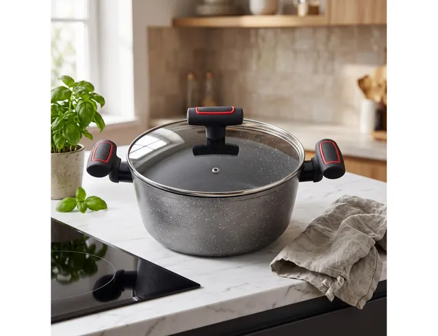 ΚΑΤΣΑΡΌΛΕΣ PYREX CASSEROLE 24X11CM WITH LID POPPY INDUCTION