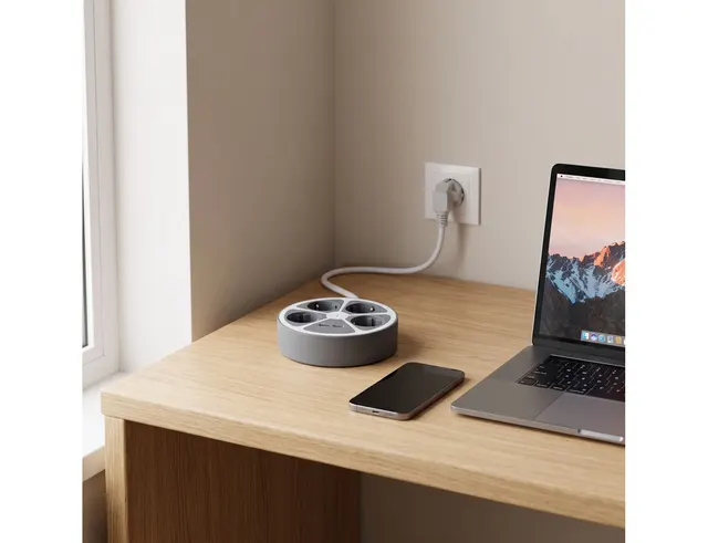 Πολύπριζο - 4 Schuko - USB A+C