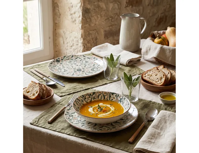 Πιάτα Secret De Gourmet - Πολύχρωμα - 12 τμχ