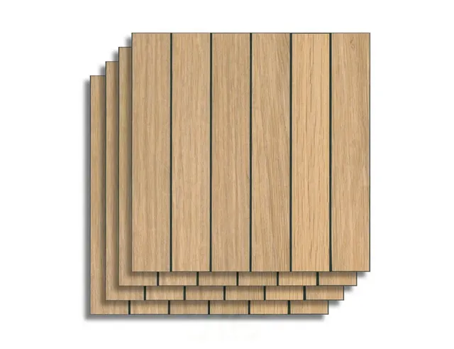 Αυτοκόλλητα πλακάκια Douceur d'intérieur - 25x25cm - 4τμχ - Μπεζ