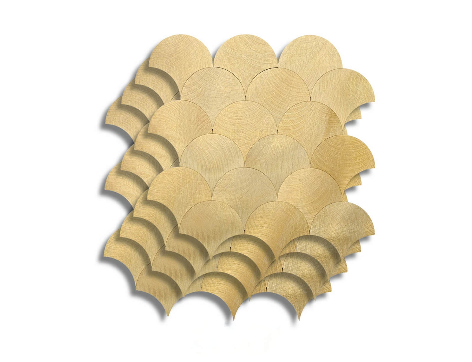 Αυτοκόλλητα πλακάκια Douceur d'intérieur - 25x25cm - 4τμχ - Κίτρινο