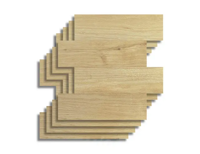 Αυτοκόλλητα πλακάκια Douceur d'intérieur - 25x25cm - Μπεζ - 4τμχ