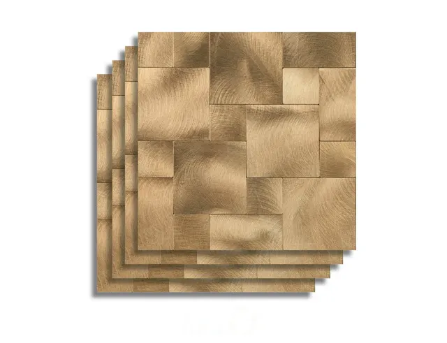 Αυτοκόλλητα πλακάκια Douceur d'intérieur - 25x25cm - 4τμχ - Πορτοκαλί