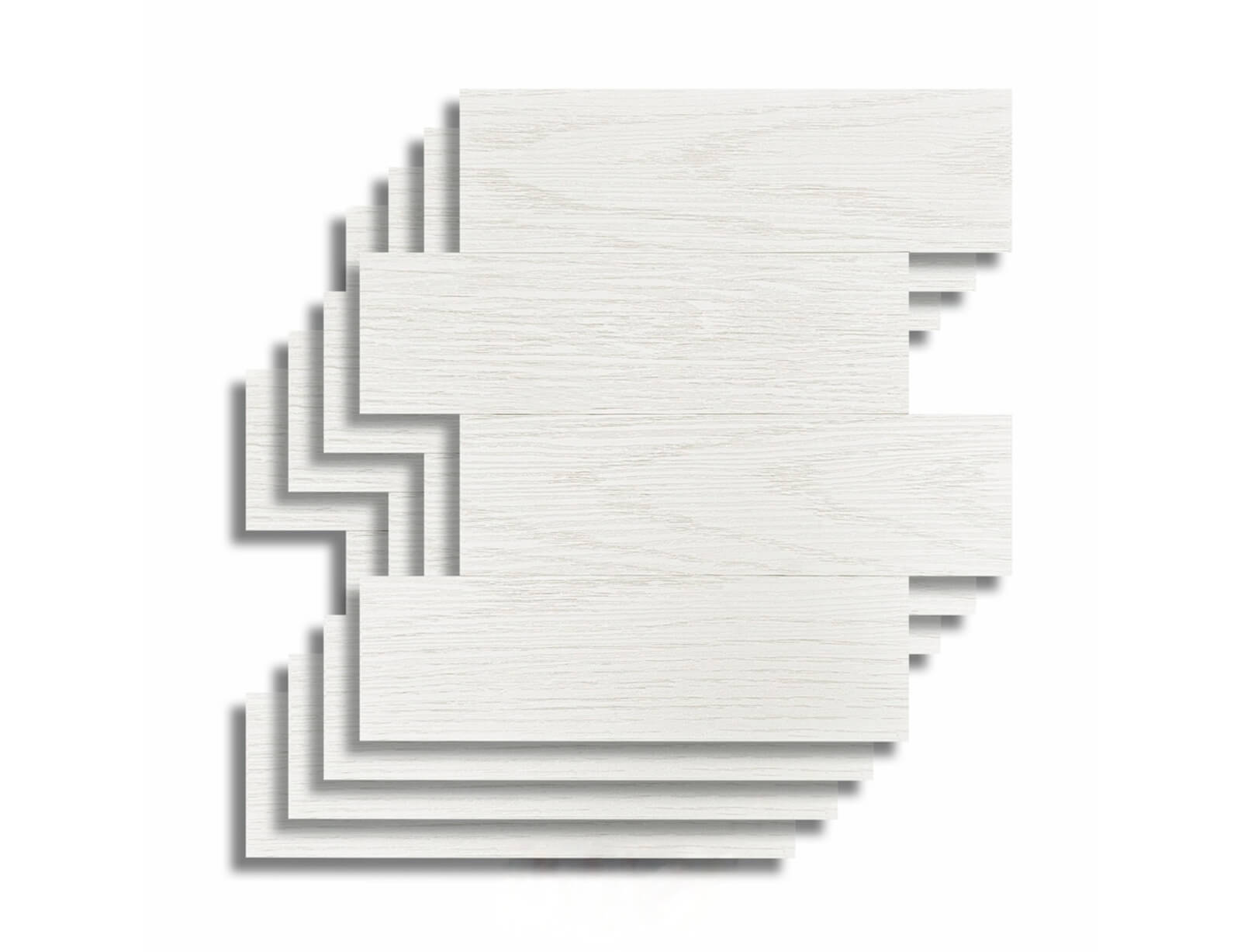 Αυτοκόλλητα πλακάκια Douceur d'intérieur - 25x25cm - 4τμχ - Λευκά